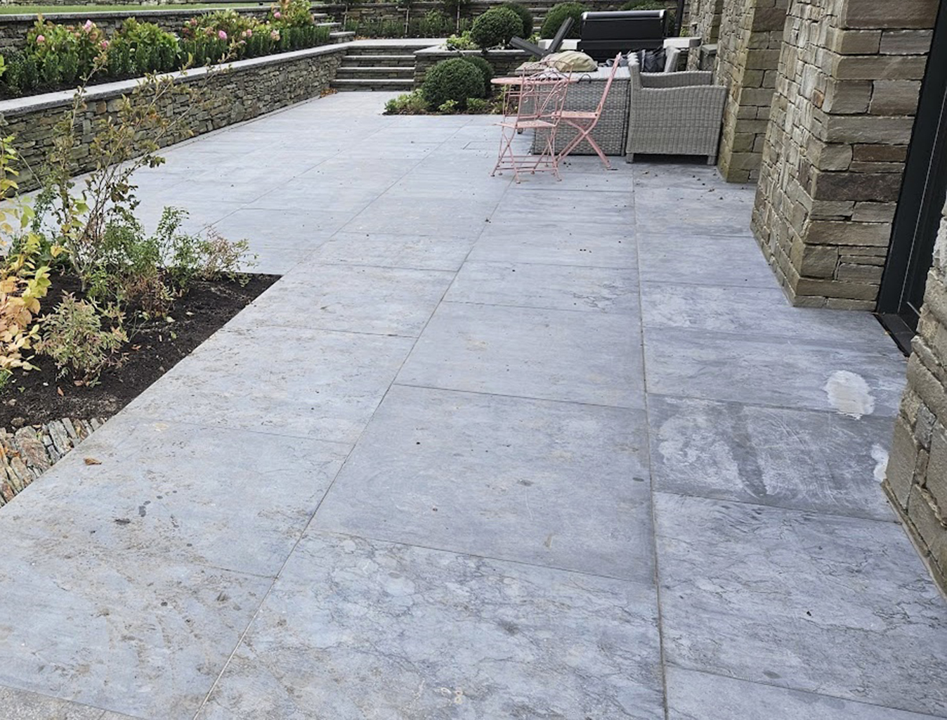 stone patios in Devon