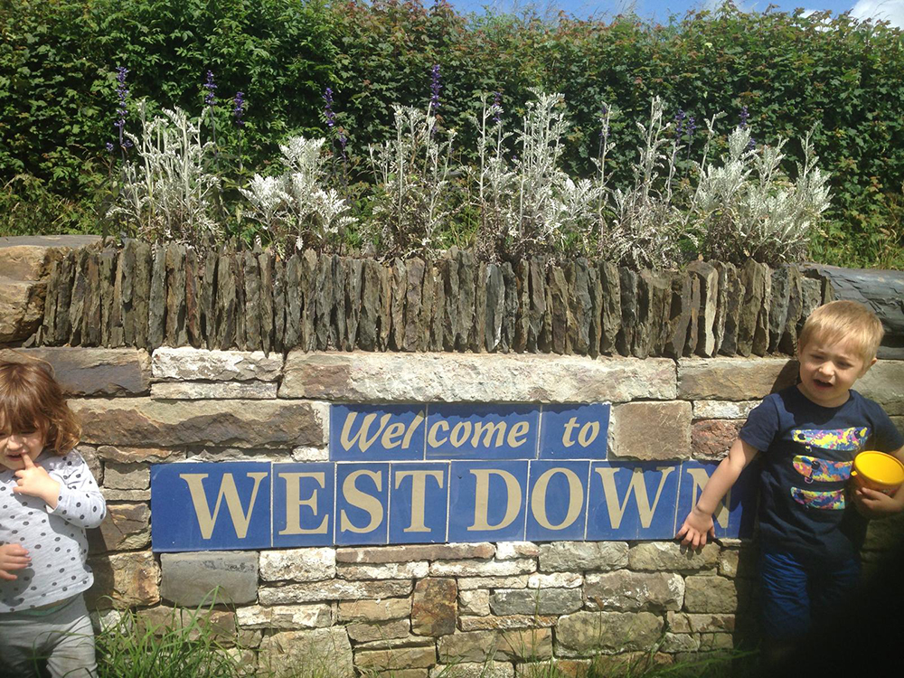 West Down Village sign