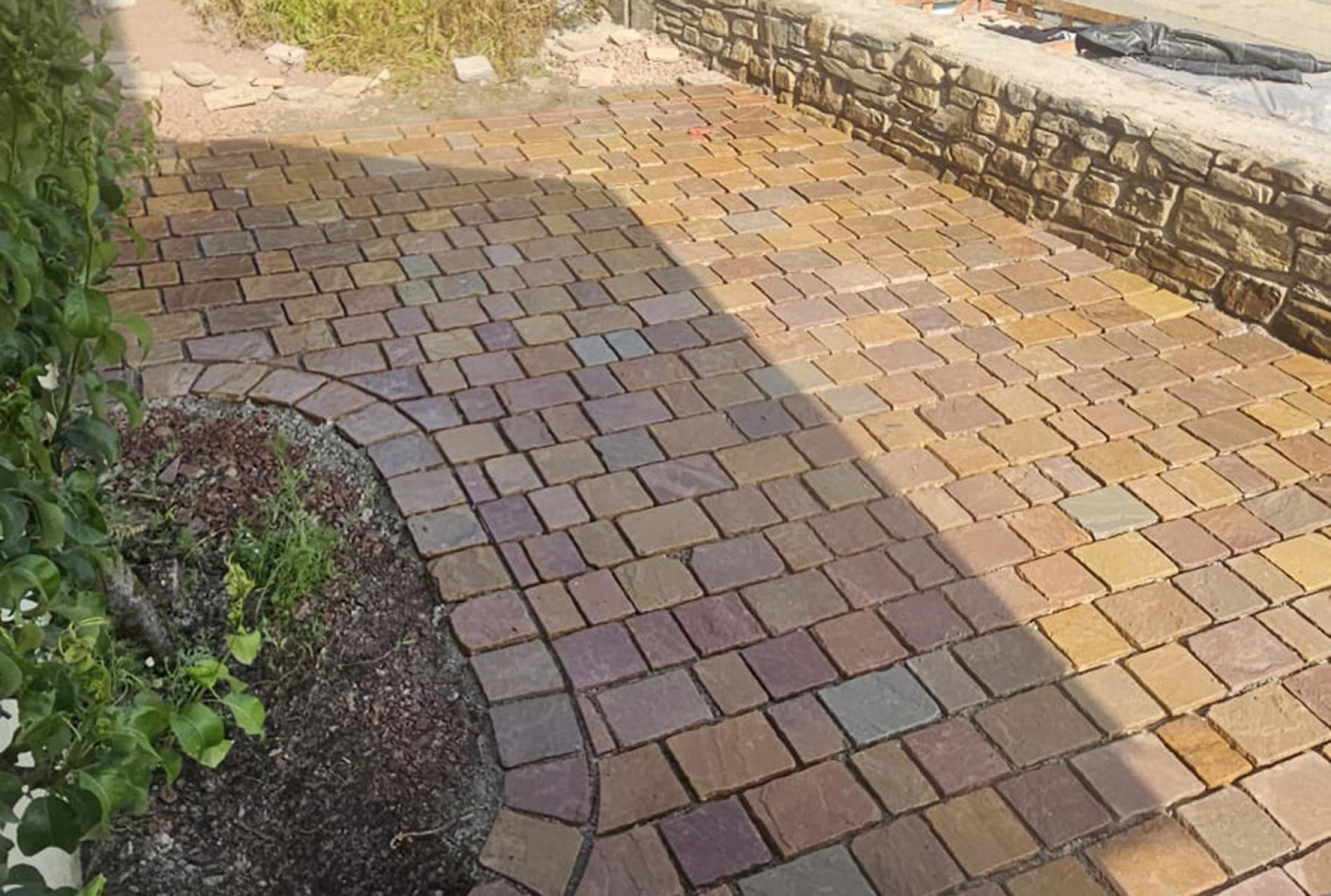 cobble patio