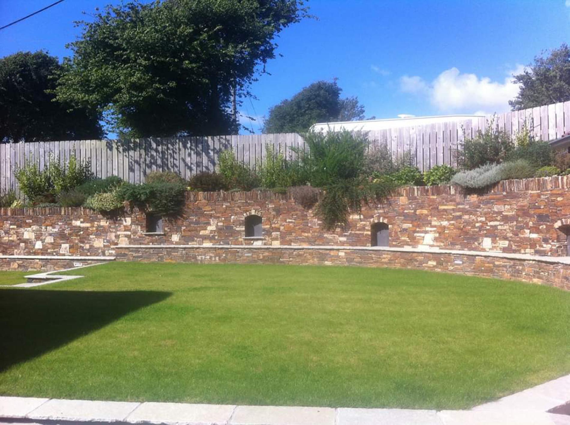 dry stone wall in Devon