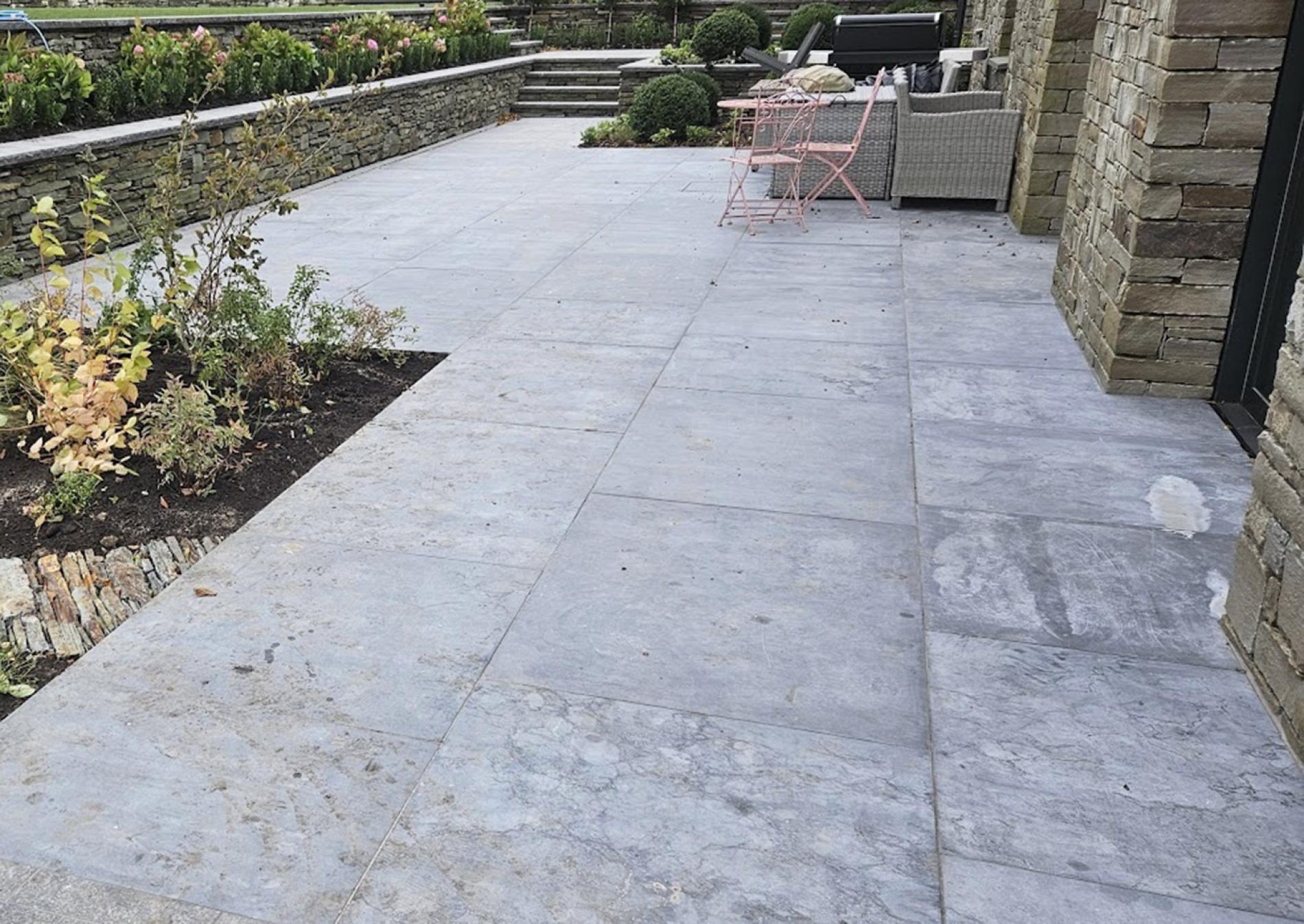 stone patio